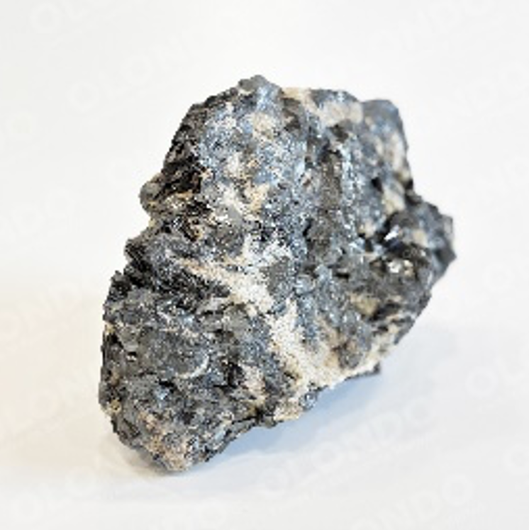 Galena con cuarzo y calcita